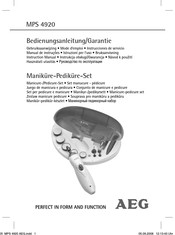 AEG MPS 4920 Gebruiksaanwijzing