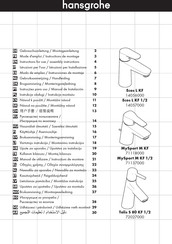 Hansgrohe MySport M KF 71118000 Gebruiksaanwijzing
