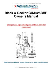 Black & Decker CUA525BHP Gebruikershandleiding