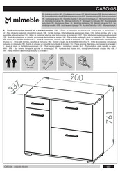 mlmeble CARO 08 Montage-Instructies