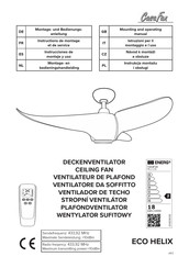Casa Fan ECO HELIX Montage- En Bedieningshandleiding