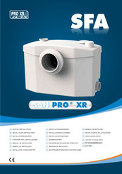 SFA SANIPRO XR Installatiehandleiding