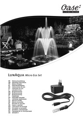 Oase LunAqua Micro Eco Set Gebruiksaanwijzing