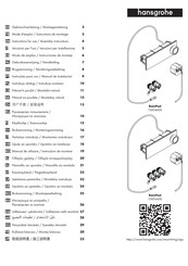 Hansgrohe RainPad 15854600 Gebruiksaanwijzing