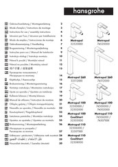 Hansgrohe Metropol 100 32500 Series Gebruiksaanwijzing