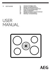 AEG IDE74243IB Gebruiksaanwijzingen