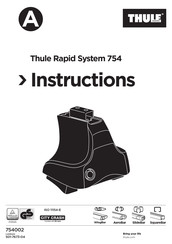 Thule Rapid System 754 Handleiding
