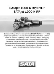 SATA SATAjet 1000 H RP Gebruikershandleiding