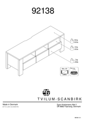 TVILUM-SCANBIRK 92138 Handleiding