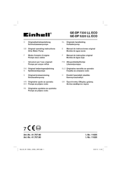 EINHELL GE-DP 7330 LL Originele Handleiding