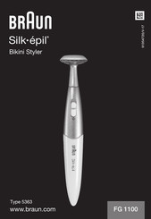 Braun Silk-epil FG 1100 Gebruiksaanwijzing