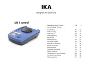 IKA MS 3 control Handleiding