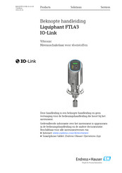 Endress+Hauser Liquiphant FTL43 Beknopte Handleiding