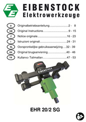 EIBENSTOCK EHR 20/2 SG Oorspronkelijke Gebruiksaanwijzing