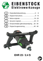 EIBENSTOCK EHR 23/2.4 S Oorspronkelijke Gebruiksaanwijzing