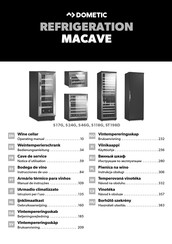 Dometic MACAVE S118G Gebruiksaanwijzing