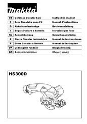 Makita HS300D Gebruiksaanwijzing