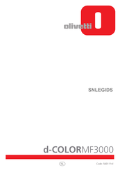 Olivetti d-COLOR MF3000 Snelgids