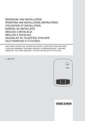 Stiebel Eltron CBS 20 S Instructies Voor Gebruik En Installatie