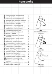 Hansgrohe Talis Care 32035000 Gebruiksaanwijzing