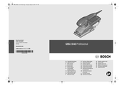 Bosch GSS 23 AE Professional Oorspronkelijke Gebruiksaanwijzing
