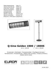 EUROM Q-time Golden 1800 Gebruiksaanwijzing