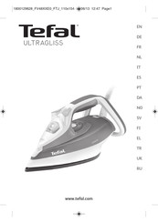 TEFAL ULTRAGLISS FV48 E0 Series Handleiding