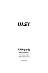 MSI PRO MP253W 3PC7 Handleiding