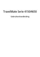 Acer TravelMate 4650 Series Gebruikershandleiding