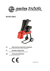 Elem Garden Technic BVT50-159CC Vertaling Van De Originele Handleiding