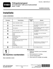 Toro 144-3961 Installatie-Instructies