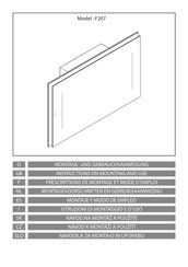 AIRFORCE F207 Montagevoorschrift En Gebruiksaanwijzing