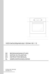 Amica EB 944 100/1 E Gebruikershandleiding