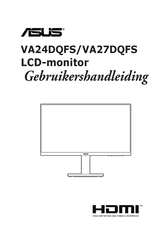 ASus VA27DQFS Gebruikershandleiding