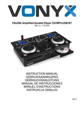 Vonyx CDJ500 Gebruiksaanwijzing