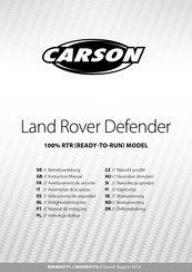 Carson Land Rover Defender Bedienings- En Veiligheidsinstructies