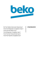 Beko CN236220X Handleiding