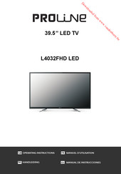 Proline L4032FHD LED Handleiding