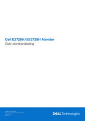 Dell E2725Hc Gebruikershandleiding