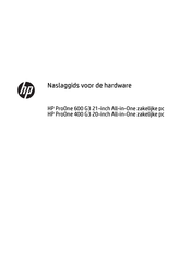 HP ProOne 600 G3 Naslaggids