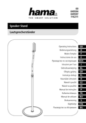 Hama 00116211 Gebruiksaanwijzing