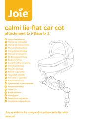 Jole calmi lie-flat car cot Instructiehandleiding