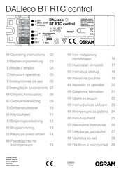 Osram DALIeco BT RTC control Gebruiksaanwijzing