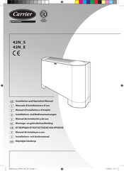 Carrier 42N E Series Montage- En Gebruikshandleiding
