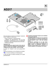 De Dietrich Thermique AD217 Handleiding