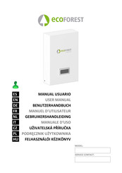 ECOFOREST ecoSMART Gebruikershandleiding