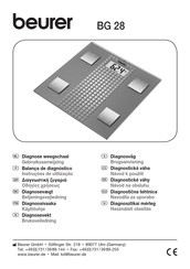 Beurer BG 28 Gebruiksaanwijzing