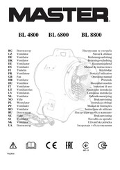 Master BL 4800 Gebruiksaanwijzing