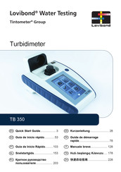 Tintometer Lovibond TB 350 Snelstartgids