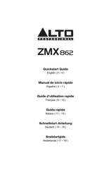 Alto Professional ZMX 862 Snelstartgids